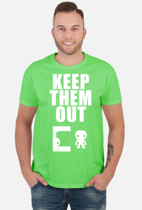 Keep Them Out - Biały