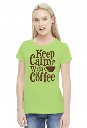 Koszulka Damska Coffe Calm