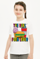 T-shirt dziewczęcy FOOD LOVER KOLOROWY