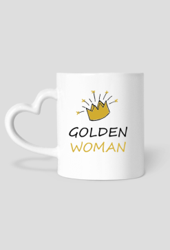 Kubek Serce "Golden Woman"