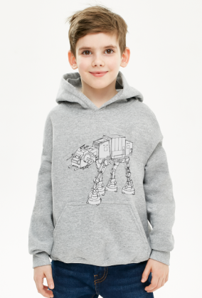 Star Wars Maszyna AT-AT koszulka męska dziecięca
