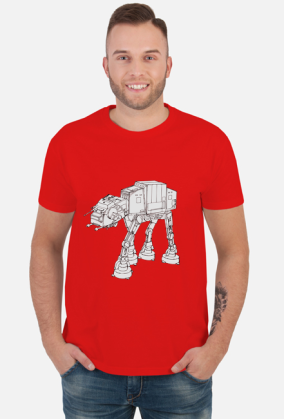 Star Wars Maszyna AT-AT koszulka meska
