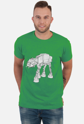 Star Wars Maszyna AT-AT koszulka meska