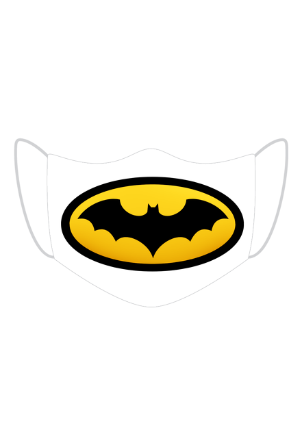 Maseczka kolorowa z nadrukiem - batman