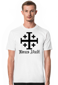 Koszulka męska "Deus Vult" krzyżacy
