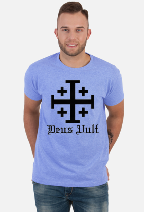 Koszulka męska "Deus Vult" krzyżacy