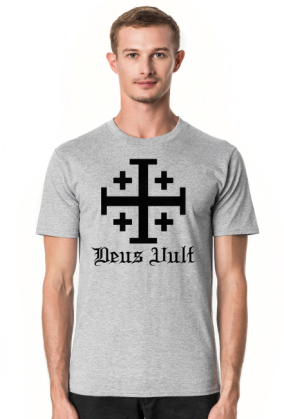 Koszulka męska "Deus Vult" krzyżacy