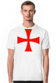 Koszulka męska "Deus Vult" Templariusz