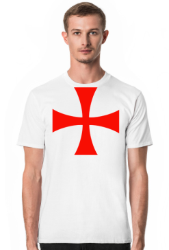 Koszulka męska "Deus Vult" Templariusz