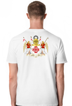 Koszulka męska "Deus Vult" Templariusz