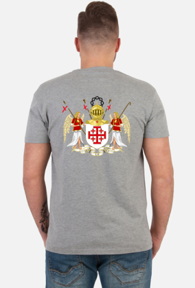Koszulka męska "Deus Vult" Templariusz