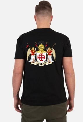 Koszulka męska "Deus Vult" Templariusz