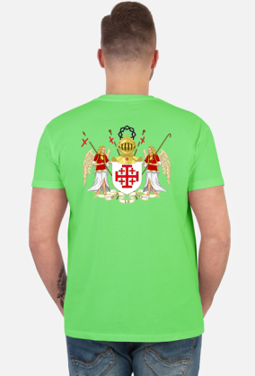 Koszulka męska "Deus Vult" Templariusz