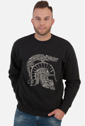 Bluza męska hełm greckiego hoplity