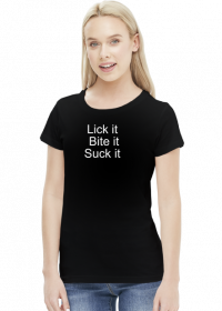 T-shirt Lick it