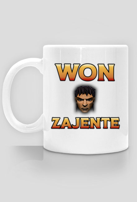 kubek won zajente