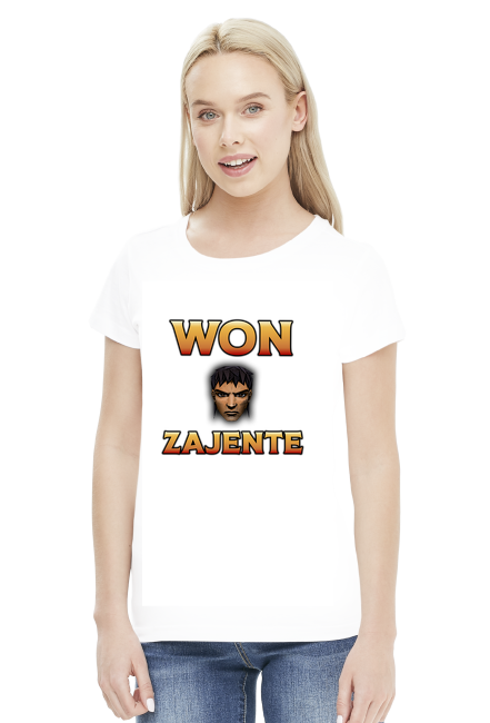 koszulka damska won zajente