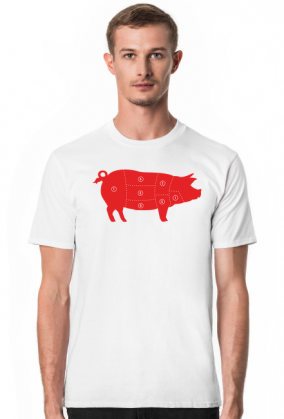 Koszulka Męska Red Pig