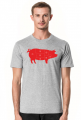 Koszulka Męska Red Pig