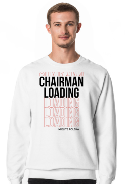Bluza męska Chairman Loading biała