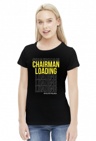 Koszulka damska Chairman Loading czarna