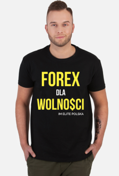 Koszulka męska WOLNOŚĆ czarna