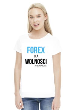 Koszulka damska WOLNOŚĆ biała