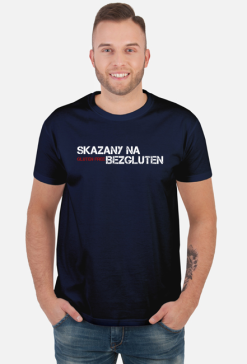 Koszulka Skazany na Bezgluten Gluten Free - styl Prison Break