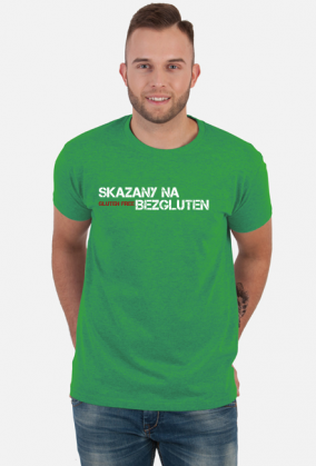 Koszulka Skazany na Bezgluten Gluten Free - styl Prison Break