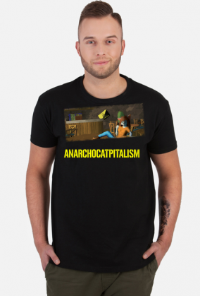 Anarchocatpitalizm bluzka czarna