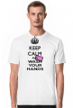Keep calm and wash your hands. Zachowaj spokój i myj rączki T-shirt męski