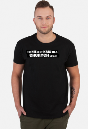 To nie jest kraj dla chorych ludzi, parodia film t-shirt męski