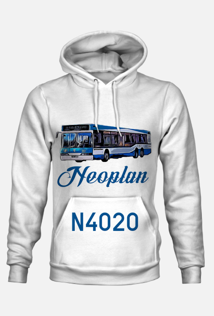 Bluza Fullprint z autobusem Neoplan N4020