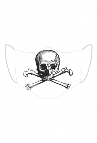 Piracka czaszka i kości