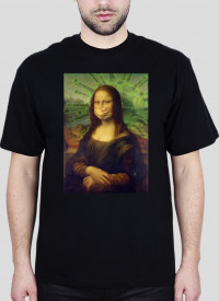 Mona Lisa w maseczce ochronnej koszulka