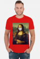 Mona Lisa w maseczce ochronnej koszulka