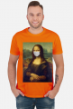 Mona Lisa w maseczce ochronnej koszulka