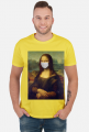 Mona Lisa w maseczce ochronnej koszulka