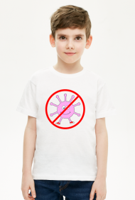 Antywirusowa koszulka dla dzieci na koronawirusa
