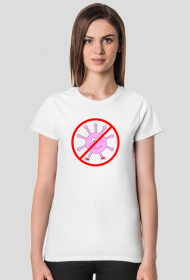 Antywirusowa koszulka na koronawirusa dla kobiet
