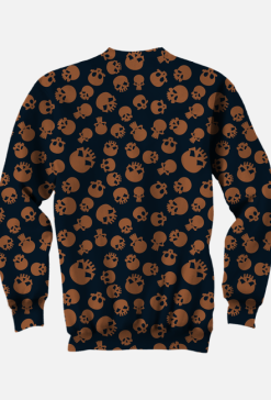 bluza full print w czaszki