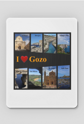 Podkładka pod myszkę I love Gozo