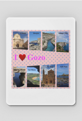 Podkładka pod myszkę I love Gozo