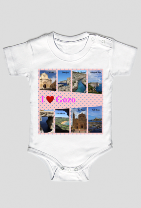 Body dziewczęce I love Gozo