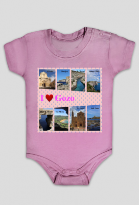 Body dziewczęce I love Gozo