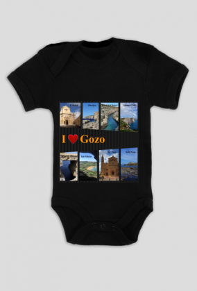 Body chłopięce I love Gozo