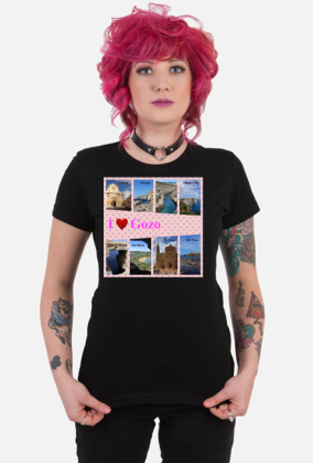 Koszulka damska I love Gozo