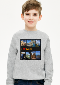 Bluza chłopięca I love Gozo