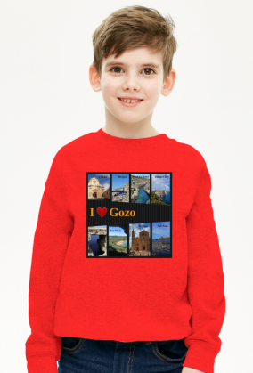 Bluza chłopięca I love Gozo