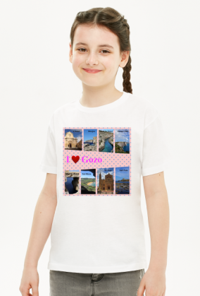 Koszulka dziewczęca I love Gozo